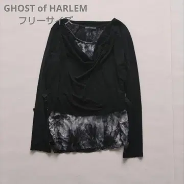 GHOST of HARLEM 타이 다이 블랙 락 멋진 벨트