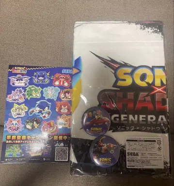 소닉 x 쉐도우 제너레이션즈 오리지널 페이스 타월 기타