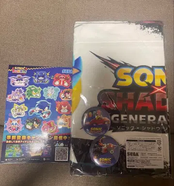 소닉 x 쉐도우 제너레이션즈 오리지널 페이스 타월 기타
