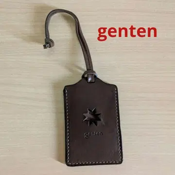 genten 패스케이스 교통카드 지갑 겐텐 참 컷워크 패스케이스