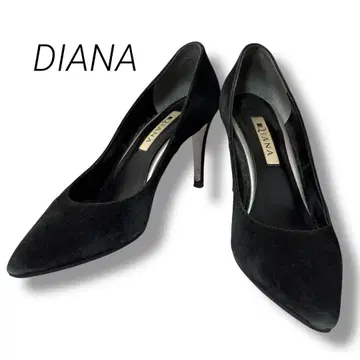 DIANA 다이애나 [ 23 ] 스틸레토 펌프스 블랙 스웨이드