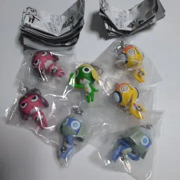 개구리 중사 케로로 집게 연결 마스코트 가챠가챠 캡슐 토이