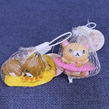 리락쿠마 피규어 소프트 비닐 인형 2체 세트