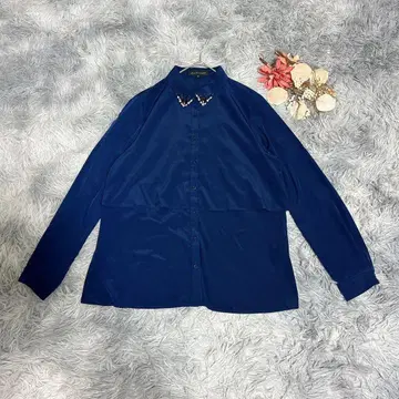 질스튜어트 (JILL STUART) S 사이즈 소매 블라우스 비쥬 광택감