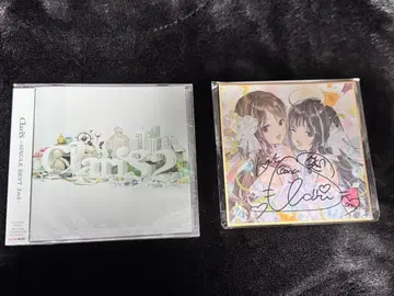 ClariS 친필 사인 미니 색지와 2nd 앨범