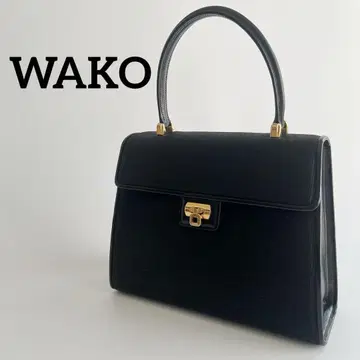 WAKO 와코 포멀 관혼상제 골드 금장 장식 수험 핸드백