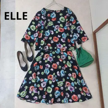 컨디션 최상 ELLE 엘르 꽃무늬 셋업 40 이토킨 배송비 포함