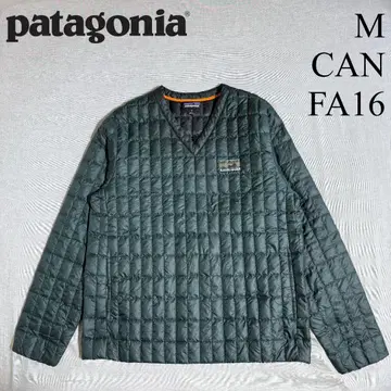 Patagonia 남성용 리사이클 다운 V넥 풀오버 M 사이즈