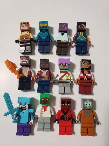 레고 마인크래프트 카이 해적 빵집 다이버 에페 네더의 모험가