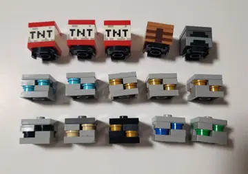 레고 마인크래프트 TNT 가슴 작업대 광석 부품 블록 세트