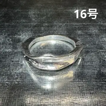 빈티지 패션 반지 실버 16호 웨이브 반지 아트 반지