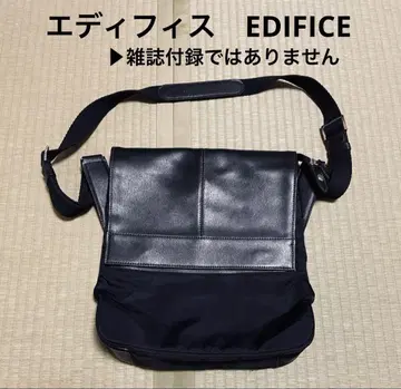 Edifice 에디피스 숄더백 메신저 백 블랙