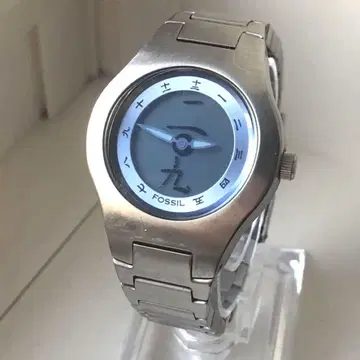 [ 초레어 ] FOSSIL BIG TIC 한자 숫자 쿼츠 y2k