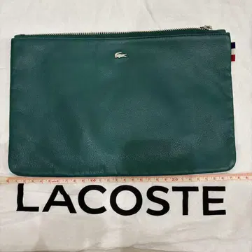 라코스테 LACOSTE 클러치 파우치 그린