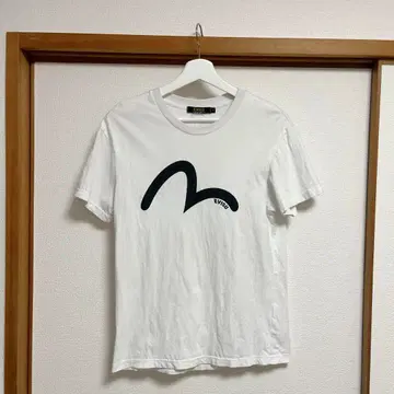 EVISU 에비수 로고 프린트 화이트 90 ( S ) 티셔츠