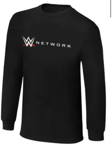 WWE NETWORK 긴팔 티셔츠 블랙