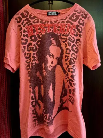 HYSTERIC GLAMOUR 핑크 T셔츠 초레어 귀중