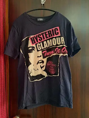 HYSTERIC GLAMOUR 그래픽 T셔츠 초레어 귀중