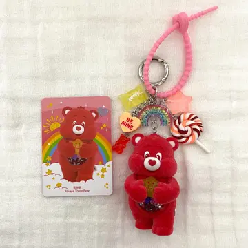 케어 베어 POPMART 핸드메이드 키링