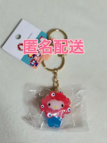 산리오 미야쿠미야쿠  클리어 키링 키티