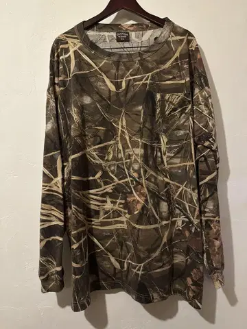 spartan outdoors 리얼리 패턴 긴팔 티셔츠