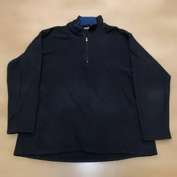 paragonia 캐플린 XL 하프 지퍼 플리스 자켓 블랙