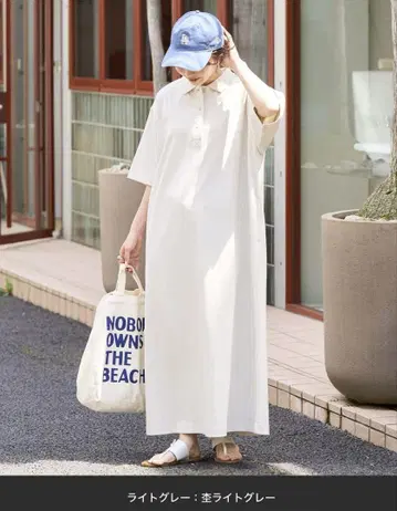FREAK'S STORE/프릭스스토어 카라 부착 폴로 반팔 원피스