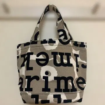 marimekko 문자 패턴 토트백