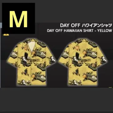 tgs2025 타르코프 Tarkov DAY OFF 하와이안 셔츠 노랑 M