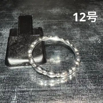 빈티지 패션 반지 실버 12호 체인 반지 모드 스타일