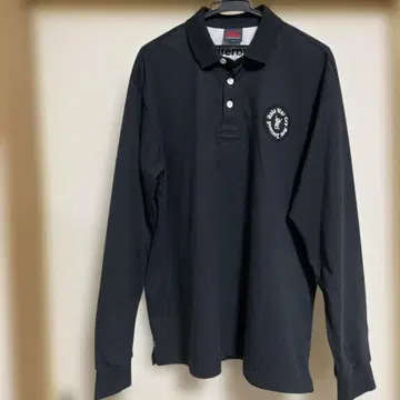 Canterbury 블랙 긴팔 라거 셔츠