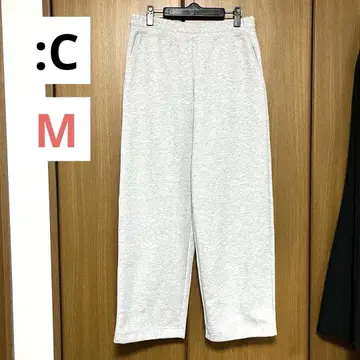 UNIQLO:C 맨투맨 와이드 팬츠 2025 모델 그레이 M