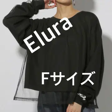 4388 elura 풀오버 블랙 F 미사용 새상품