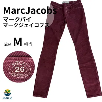 마크바이 MARCJACOBS 스키니 팬츠 26 버건디