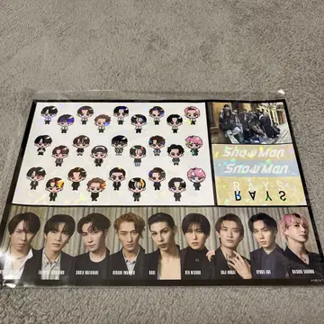 SnowMan RAYS CD 스티커
