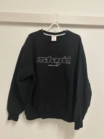 mahagid. 블랙 트레이닝복