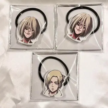 진격의 거인 기억으로의 진격 애니 여성형 거인 머리끈