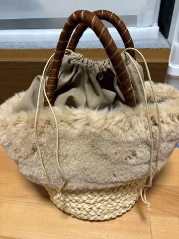 GLOBAL WORK 바스켓 퍼 백