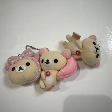 리락쿠마 봉제 인형 키링 코리락쿠마