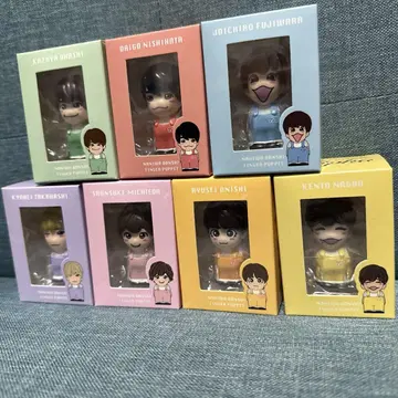 나니와단시 손가락 인형 7체 세트