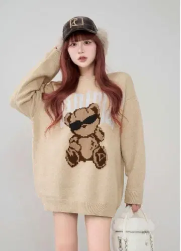 Darich 다리치 Danimal 베어 니트 풀오버