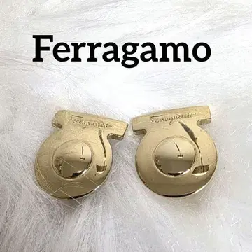 Ferragamo 페라가모 골드 로고 모티브 귀찌 액세서리