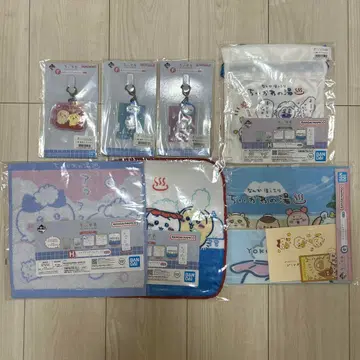 치이카와 제일복권 치이카와의 온천 복조리 타월 러버 클리어 파일