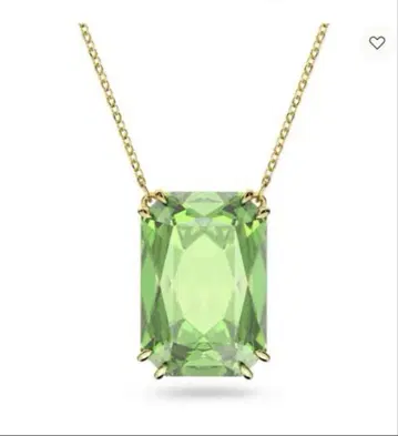 Swarovski 그린 펜던트 목걸이