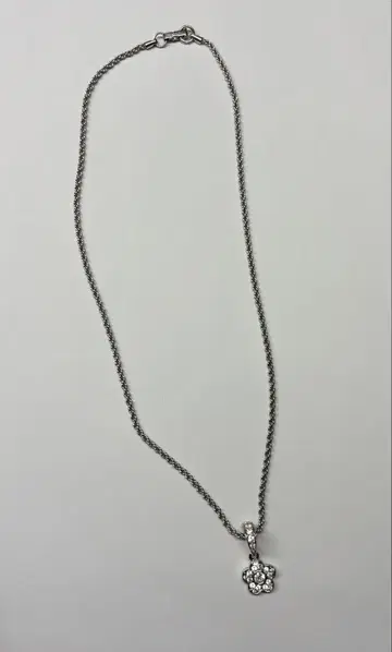 SWAROVSKI 스와로브스키 플라워 꽃 모양 목걸이/큐빅