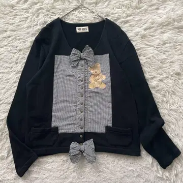 PINK HOUSE 긴팔 곰 가디건