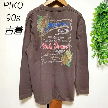 PIKO 피코 긴팔 티셔츠 서핑 빈티지 레트로 구제 의류
