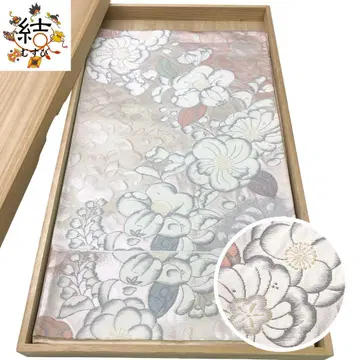 MO-3512 후쿠로 오비 츠지 가 꽃 무늬 금은사