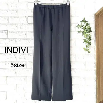 INDIVI 팬츠 15사이즈 새상품급 빅 사이즈 인디비 팬츠 44