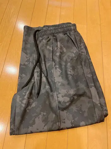 카모플라쥬 패턴 컷 와이드 팬츠 PBLIM